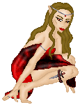 My evil elf which I refer to as Hunter because she is yet to be named -Dhalings