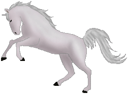 White stallion...Also have a Pegasus version in fantasy section!